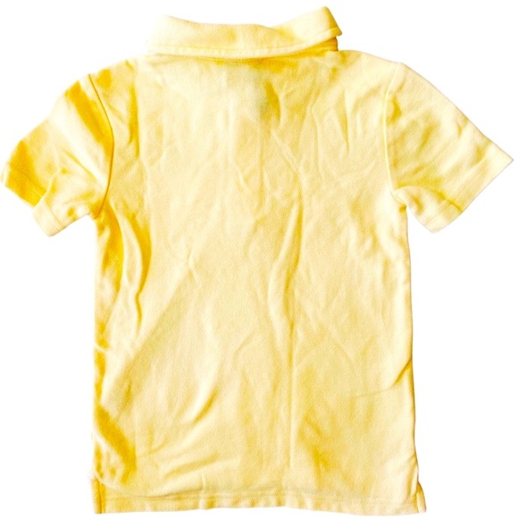 Size: 3T Toddler Yellow Short Sleeved Polo - Picture 2 of 3